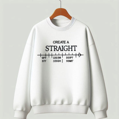 Stitch Your Style: Custom Embroidered Sweatshirts white