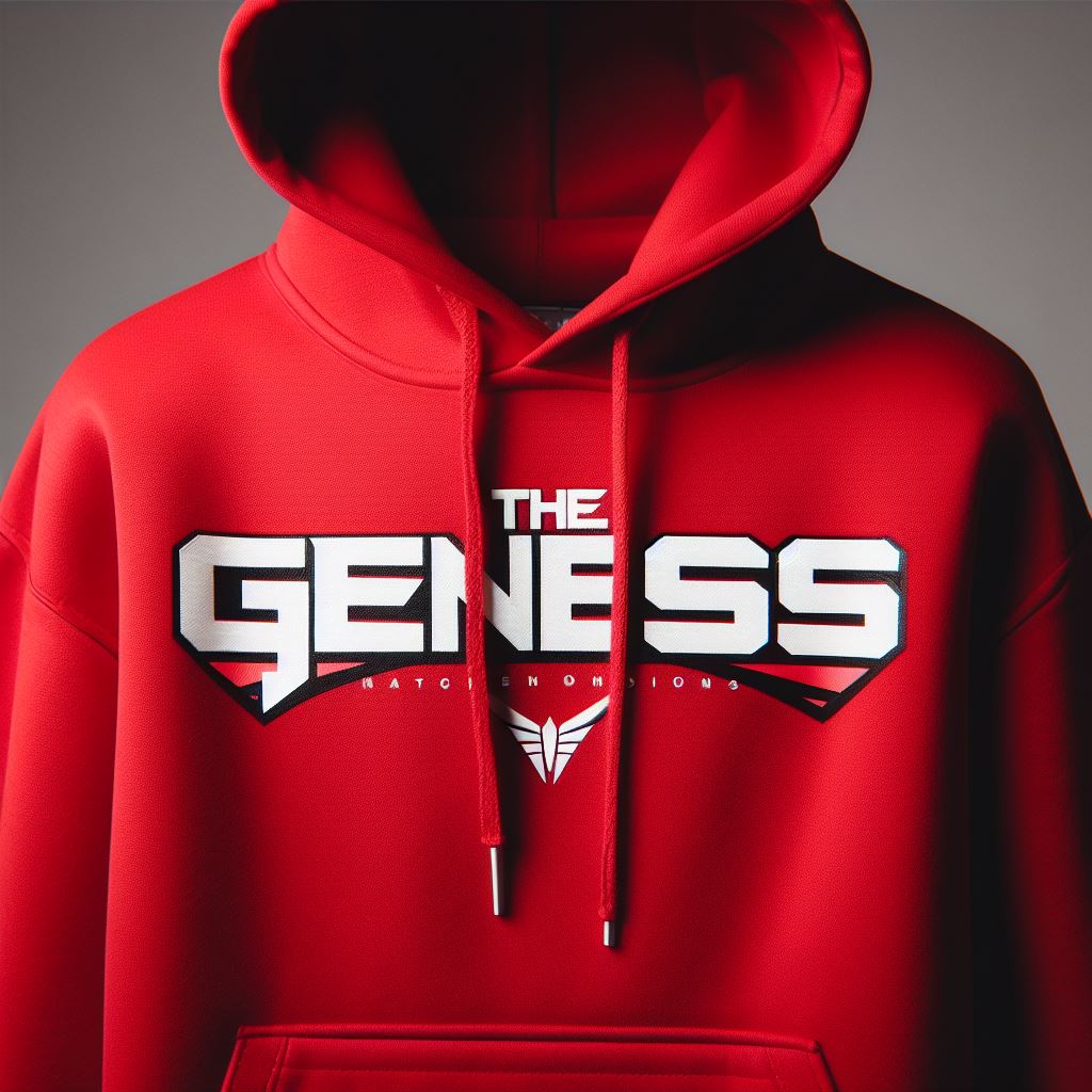 Custom Printed Hoodies: Design Your Own (Unisex) Red